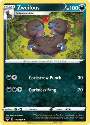 Zweilous (109/189) - SDA  - Uncommon - Reverse Holofoil