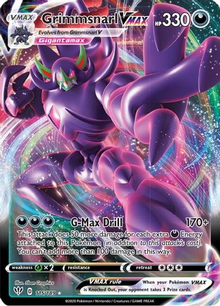 Grimmsnarl VMAX (115/189) - SDA  - Ultra Rare - Holofoil