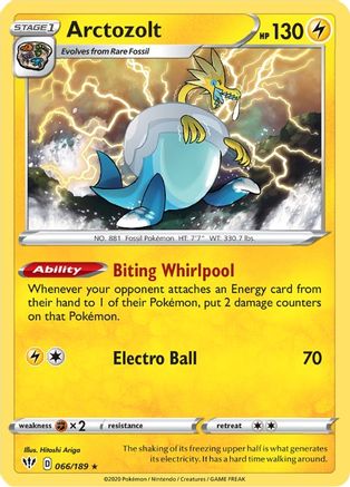 Arctozolt (066/189) - SDA  - Holo Rare - Reverse Holofoil