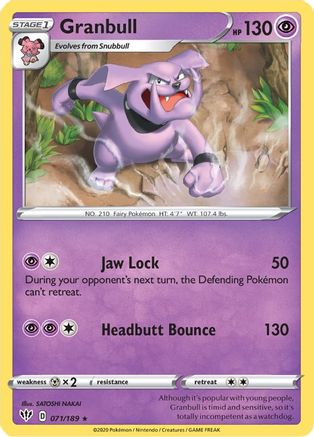 Granbull (071/189) - SDA  - Rare