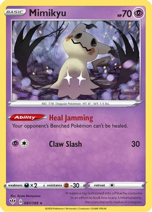 Mimikyu (081/189) - SDA  - Rare - Reverse Holofoil
