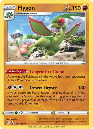 Flygon (091/189) - SDA  - Rare