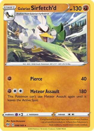 Galarian Sirfetch'd (098/189) - SDA  - Rare