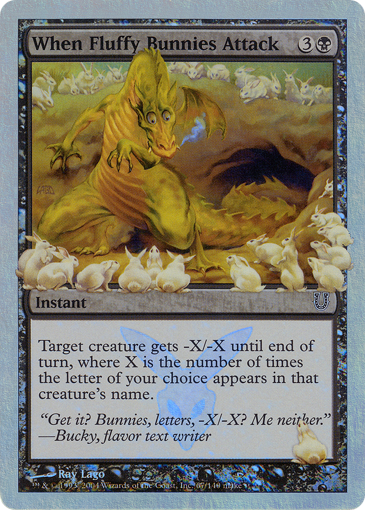 When Fluffy Bunnies Attack (UNH-67★) - common - Foil