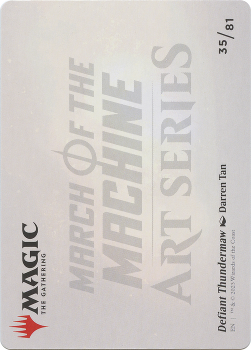 Defiant Thundermaw // Defiant Thundermaw (AMOM-035) - common (Borderless)