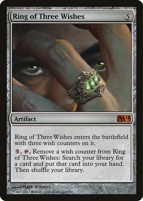 Ring of Three Wishes (M14-216) - mythic