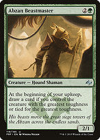 Abzan Beastmaster (FRF-119) - uncommon - Foil