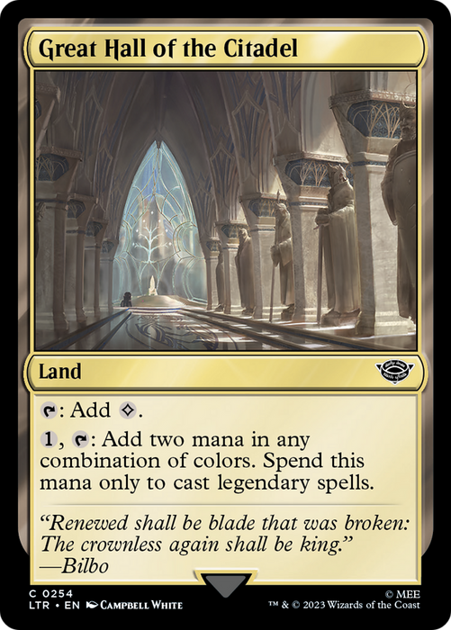 Great Hall of the Citadel (LTR-254) - common - Foil