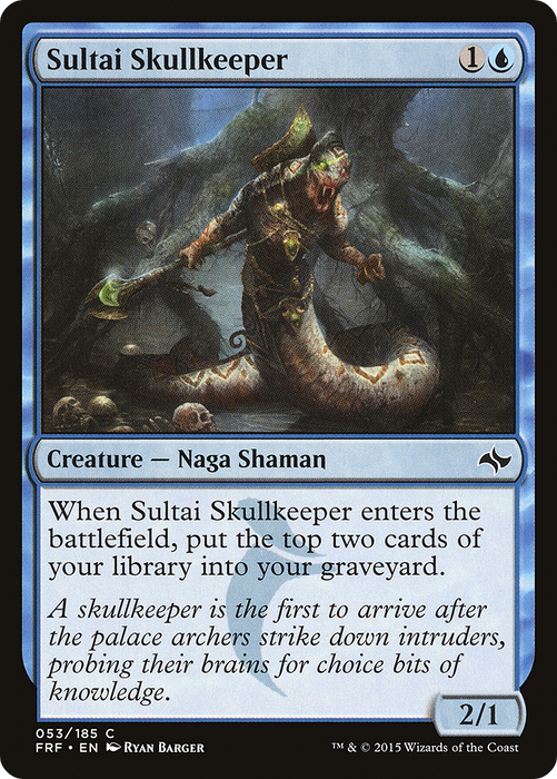 Sultai Skullkeeper (FRF-053) - common - Foil