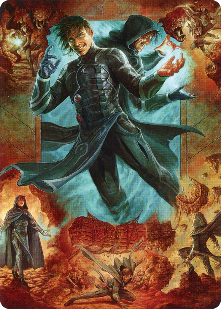 Jace, Mirror Mage // Jace, Mirror Mage (AZNR-002) - common (Borderless)