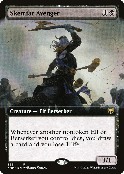 Skemfar Avenger (KHM-355) - rare: (Extended Art) - Foil