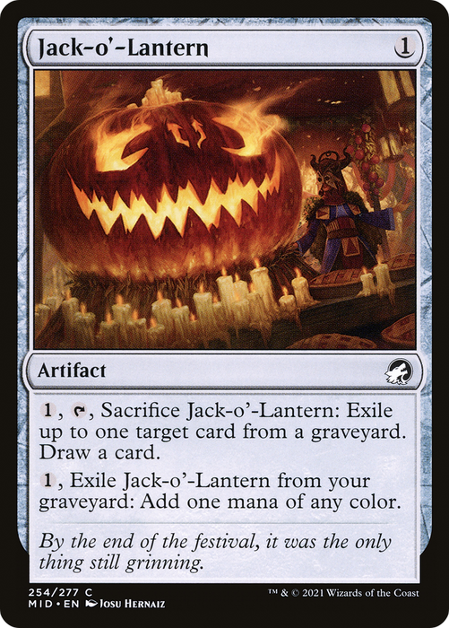 Jack-o'-Lantern (MID-254) - common - Foil
