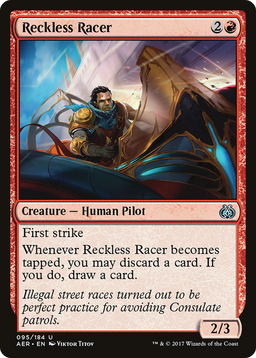 Reckless Racer (AER-095) - uncommon