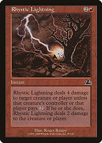 Rhystic Lightning (PCY-099) - common