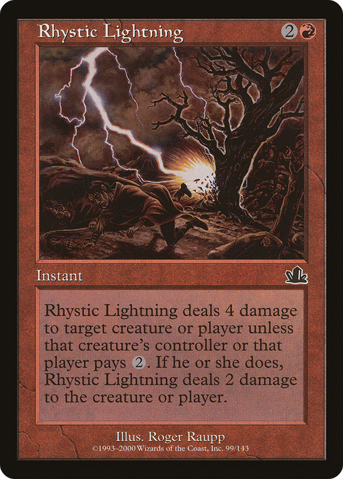 Rhystic Lightning (PCY-099) - common - Foil