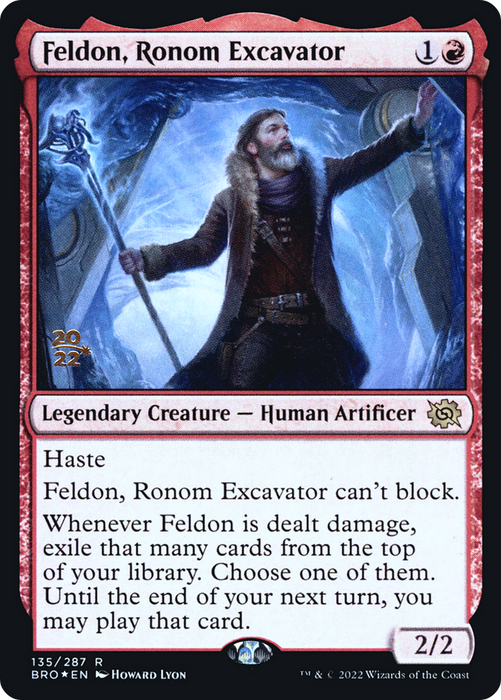 Feldon, Ronom Excavator (PRE-135S) - rare - Foil