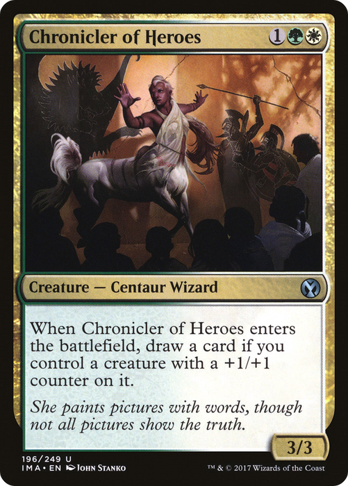 Chronicler of Heroes (IMA-196) - uncommon