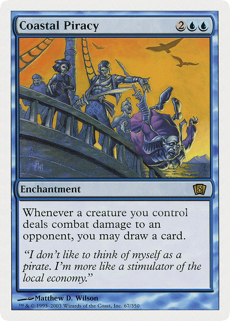 Coastal Piracy (8ED-067) - rare