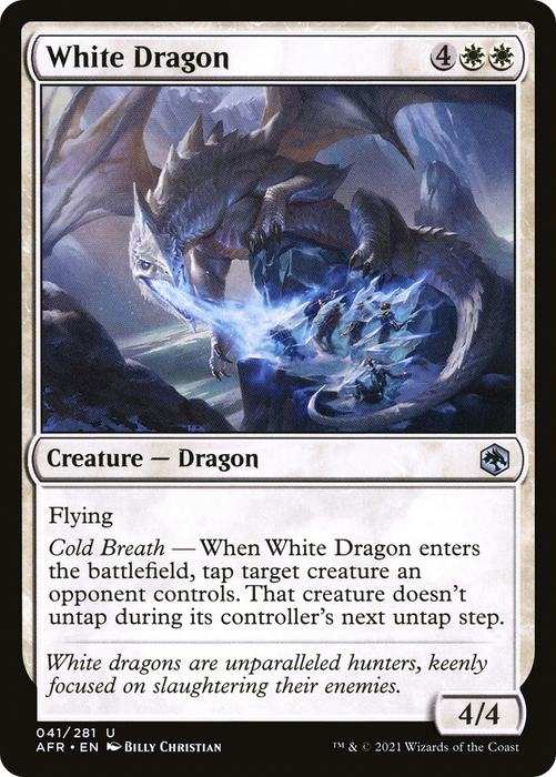 White Dragon (AFR-041) - uncommon - Foil