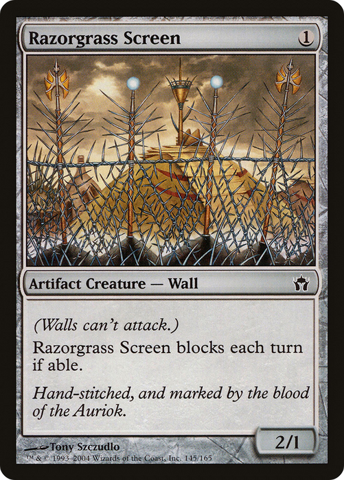 Razorgrass Screen (5DN-145) - common