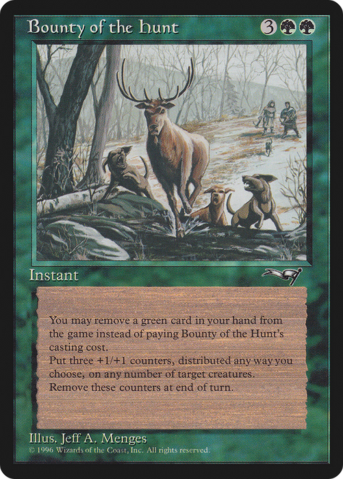 Bounty of the Hunt (ALL-085) - uncommon