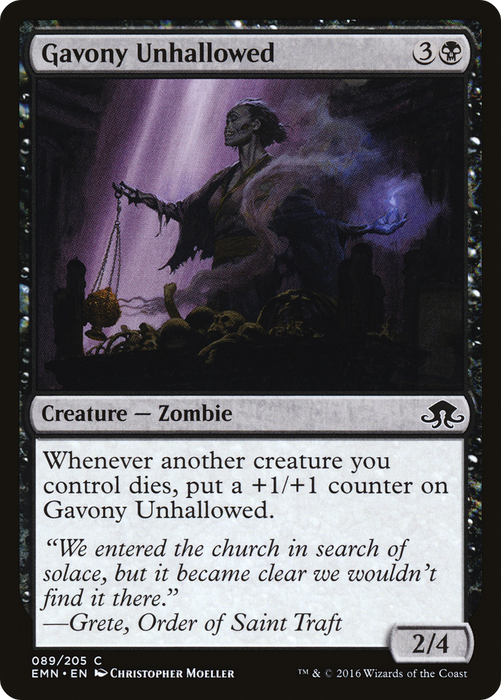 Gavony Unhallowed (EMN-089) - common - Foil
