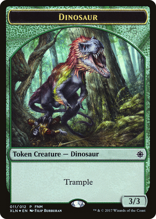 Dinosaur // Treasure (FNM-011) - common - Foil