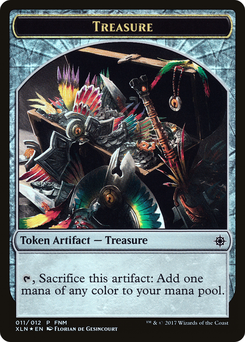 Dinosaur // Treasure (FNM-011) - common - Foil