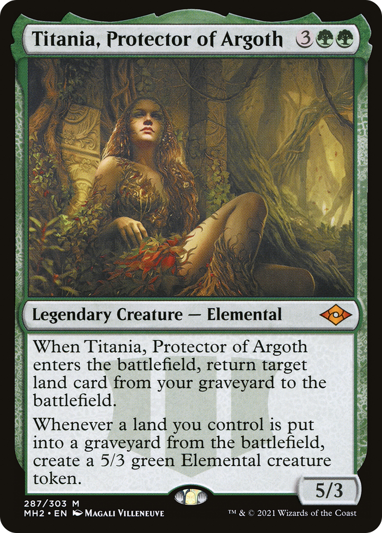 Titania, Protector of Argoth (MH2-287) - mythic - Etched Foil