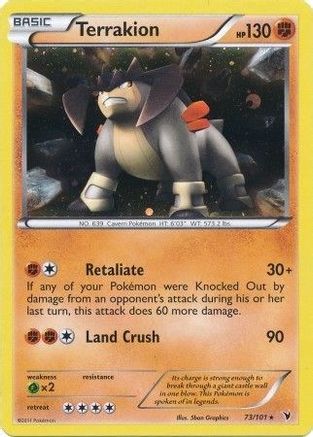 Terrakion (073/101) - BE  - Promo - Holofoil