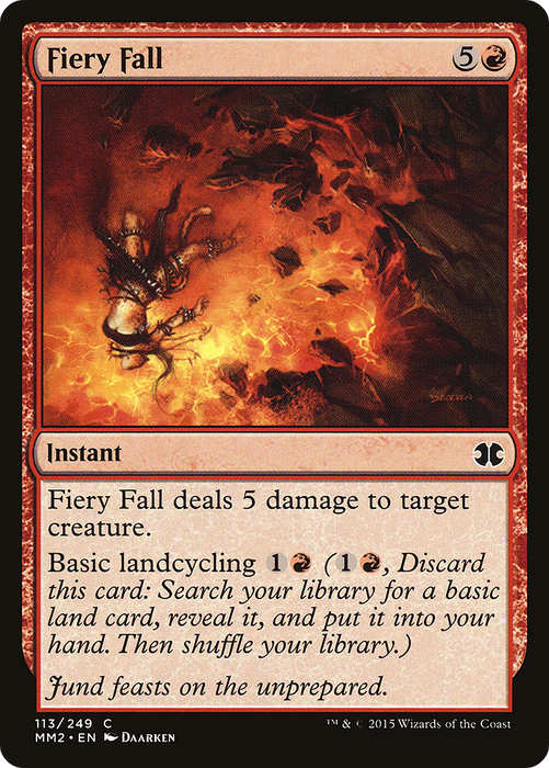 Fiery Fall (MM2-113) - common - Foil