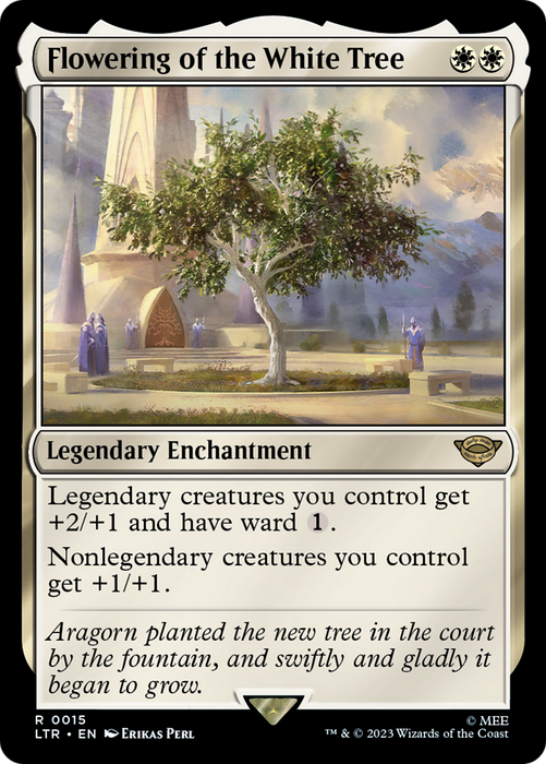 Flowering of the White Tree (LTR-015) - rare - Foil
