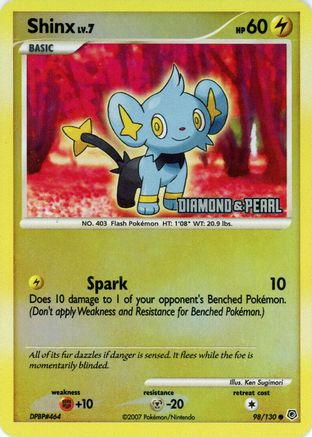 Shinx (098/130) - BKP  - Promo - Reverse Holofoil