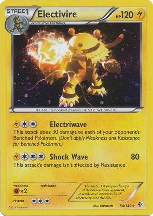 Electivire (054/149) - BE  - Promo - Holofoil