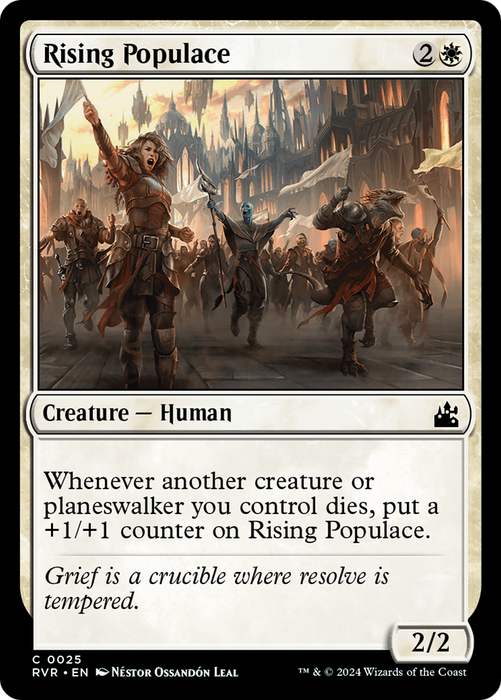 Rising Populace (RVR-025) - common - Foil