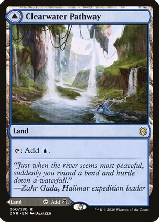 Clearwater Pathway // Murkwater Pathway (ZNR-260) - rare