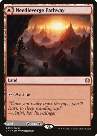 Needleverge Pathway // Pillarverge Pathway (ZNR-263) - rare