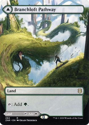 Branchloft Pathway // Boulderloft Pathway (ZNR-284) - rare: (Showcase) (Borderless)
