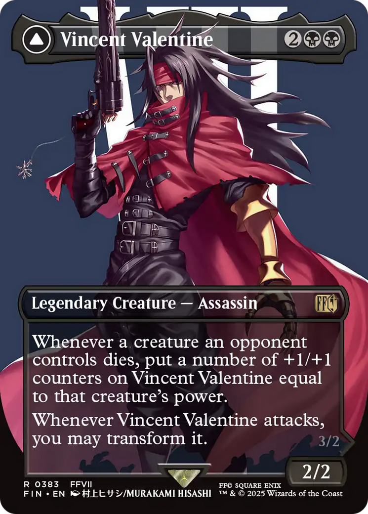 Vincent Valentine (Borderless) (FIN-383) - rare