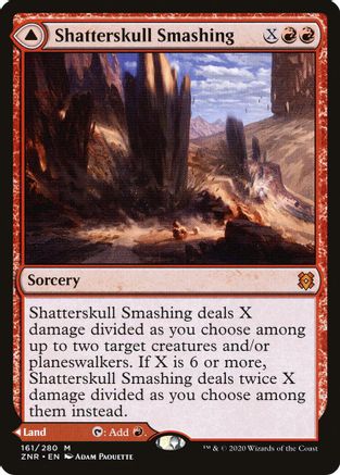 Shatterskull Smashing // Shatterskull, the Hammer Pass (ZNR-161) - mythic