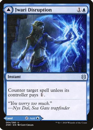 Jwari Disruption // Jwari Ruins (ZNR-064) - uncommon - Foil