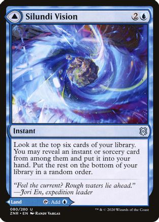 Silundi Vision // Silundi Isle (ZNR-080) - uncommon - Foil