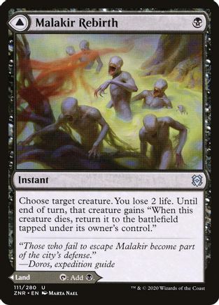 Malakir Rebirth // Malakir Mire (ZNR-111) - uncommon