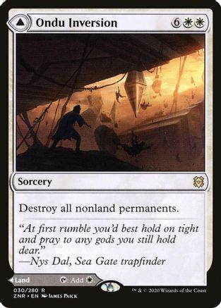 Ondu Inversion // Ondu Skyruins (ZNR-030) - rare - Foil