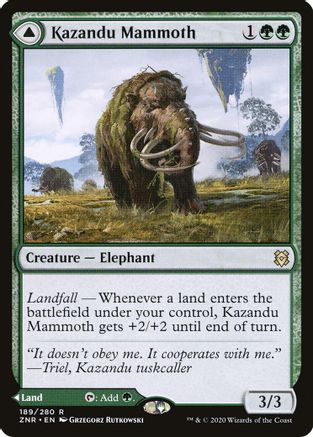 Kazandu Mammoth // Kazandu Valley (ZNR-189) - rare