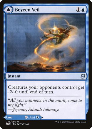 Beyeen Veil // Beyeen Coast (ZNR-046) - uncommon - Foil