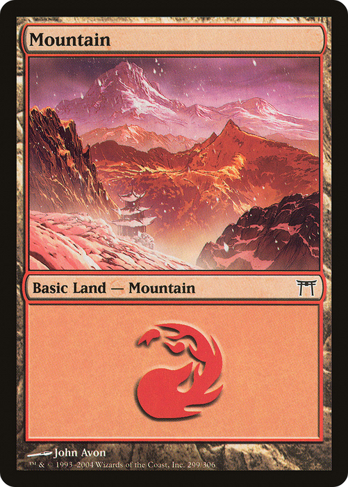 Mountain (CHK-299) - common - Foil