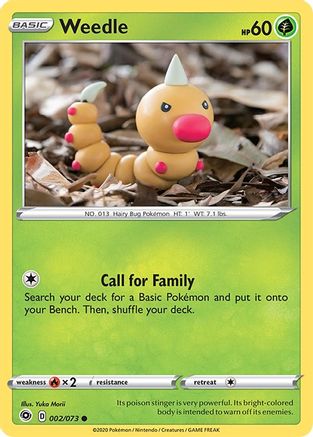 Weedle (002/73) - CP  - Common