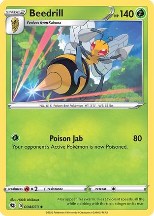 Beedrill (004/73) - CP  - Uncommon - Reverse Holofoil