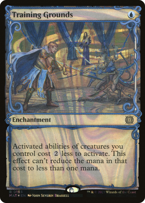 Training Grounds (MAT-193) - rare: (Showcase) - Foil